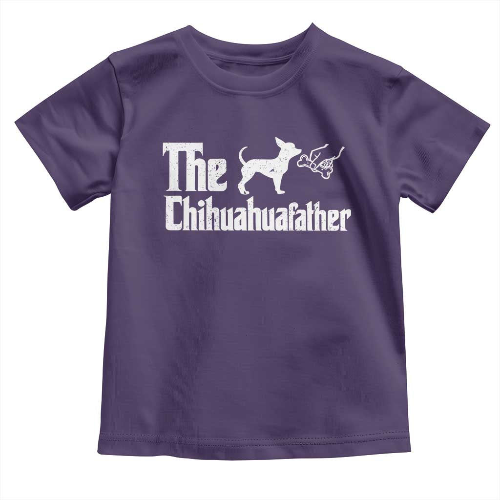 Chihuahua Dad Toddler T Shirt Fathers Day Gifts For Dog Lovers TS10 Purple Print Your Wear