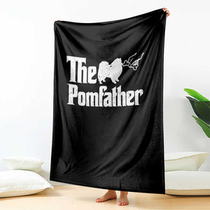 Pomeranian Dad Throw Blanket The Pom Father Fathers Day Gifts For Dog Lovers TS10 Print Your Wear