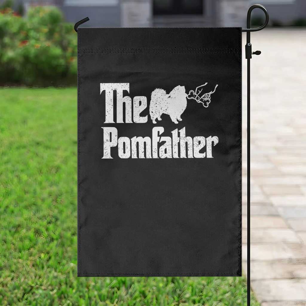 Pomeranian Dad Garden Flag The Pom Father Fathers Day Gifts For Dog Lovers TS10 Print Your Wear