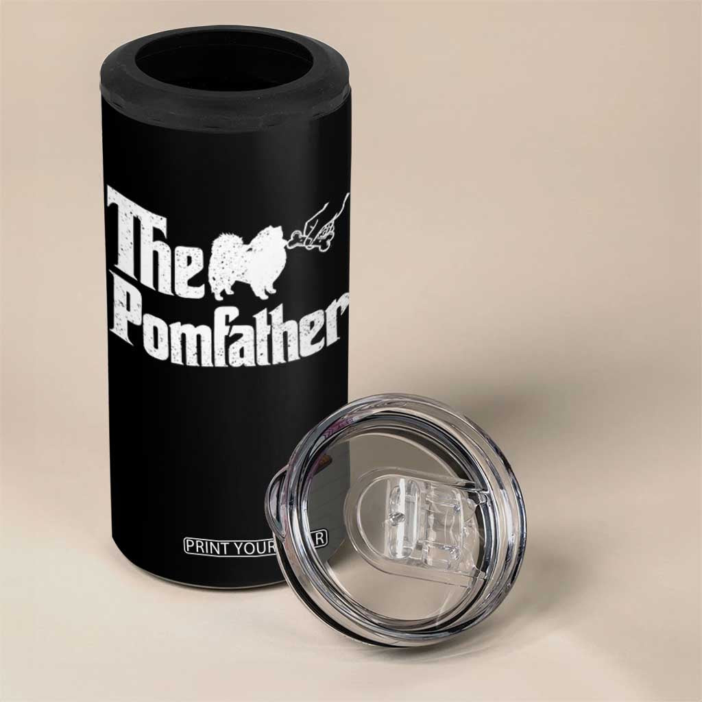 Pomeranian Dad 4 in 1 Can Cooler Tumbler The Pom Father Fathers Day Gifts For Dog Lovers TS10 Print Your Wear