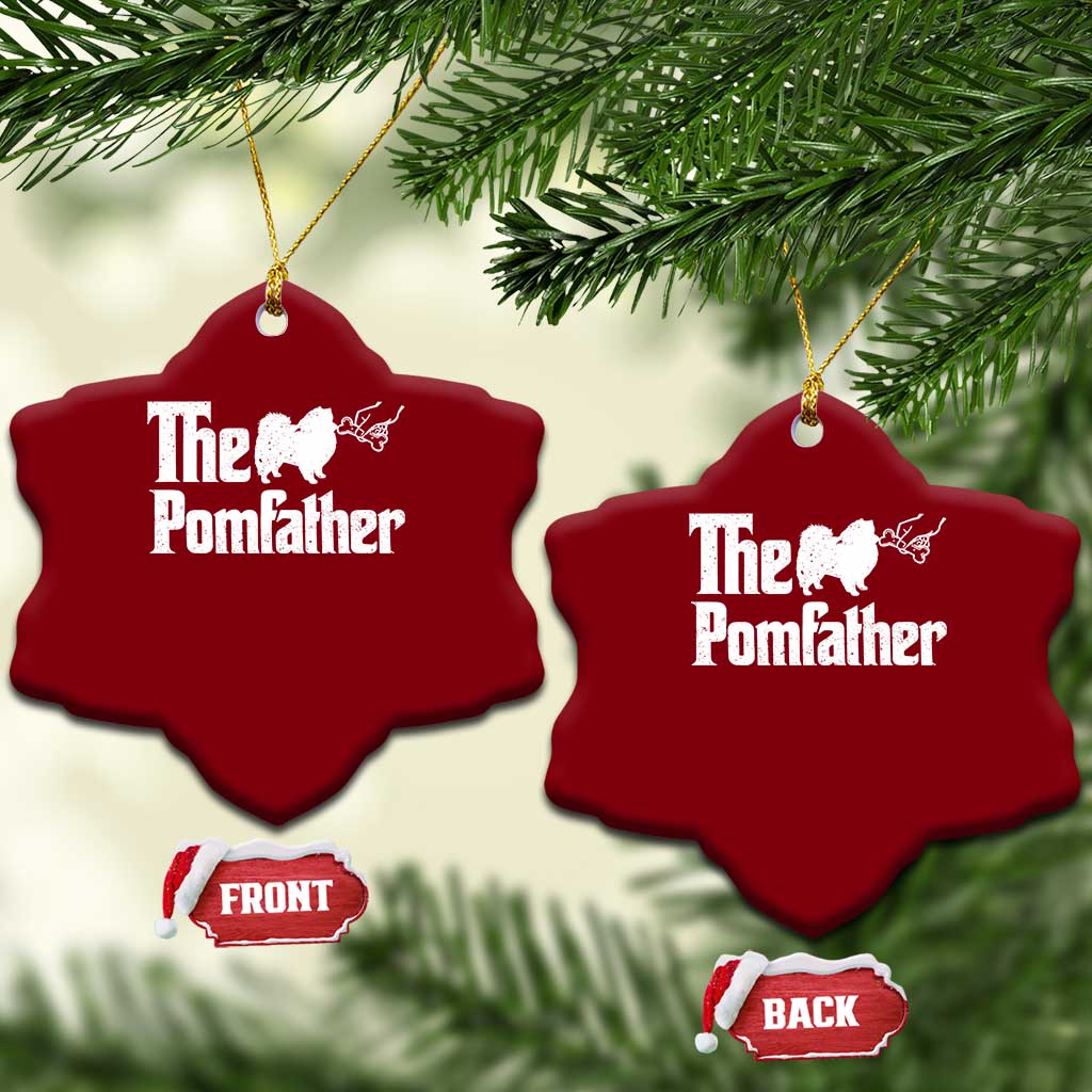 Pomeranian Dad Ceramic Ornament The Pom Father Fathers Day Gifts For Dog Lovers TS10 Print Your Wear