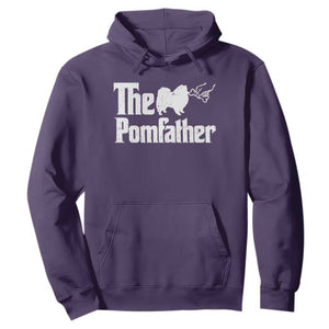 Pomeranian Dad Hoodie The Pom Father Fathers Day Gifts For Dog Lovers TS10 Purple Print Your Wear