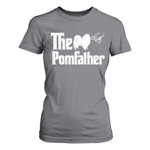 Pomeranian Dad T Shirt For Women The Pom Father Fathers Day Gifts For Dog Lovers TS10 Charcoal Print Your Wear