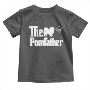 Pomeranian Dad Toddler T Shirt The Pom Father Fathers Day Gifts For Dog Lovers TS10 Dark Heather Print Your Wear