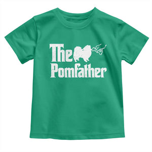 Pomeranian Dad Toddler T Shirt The Pom Father Fathers Day Gifts For Dog Lovers TS10 Irish Green Print Your Wear