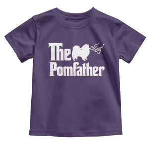 Pomeranian Dad Toddler T Shirt The Pom Father Fathers Day Gifts For Dog Lovers TS10 Purple Print Your Wear