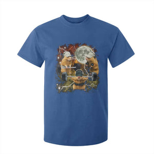 Hamster Deadlift T Shirt For Kid Funny Cute Rat Fitness Gym Weightlifting Meme TS10 Royal Blue Print Your Wear