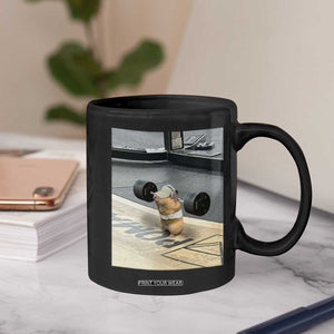 Hamster Gym Coffee Mug Funny Rat Workout Weightlifting Pump Cover TS10 Print Your Wear