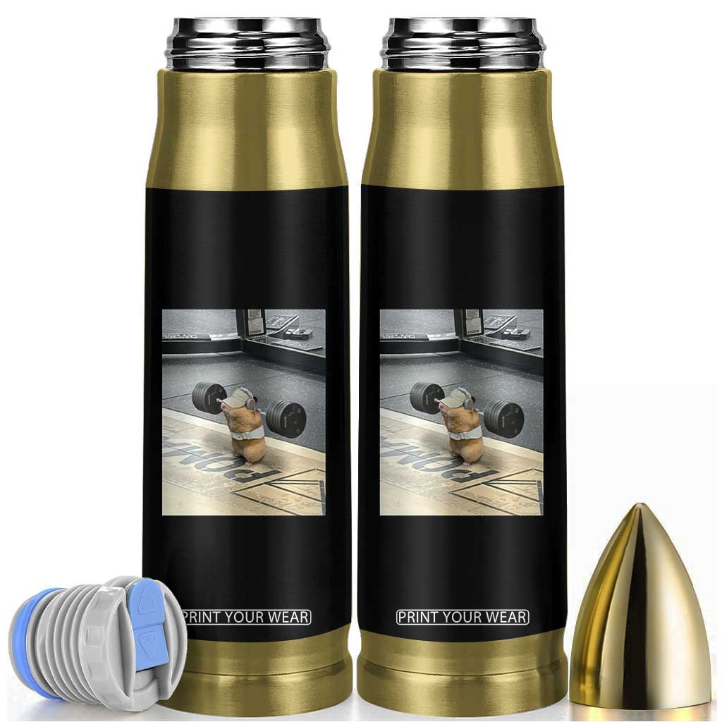Hamster Gym Bullet Tumbler Funny Rat Workout Weightlifting Pump Cover TS10 Black Print Your Wear
