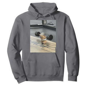 Hamster Gym Hoodie Funny Rat Workout Weightlifting Pump Cover TS10 Charcoal Print Your Wear
