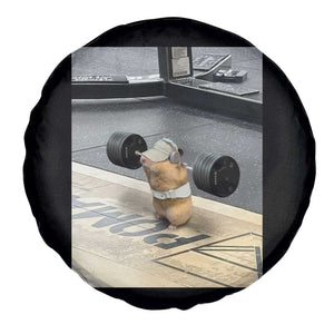 Hamster Gym Spare Tire Cover Funny Rat Workout Weightlifting Pump Cover TS10 Print Your Wear