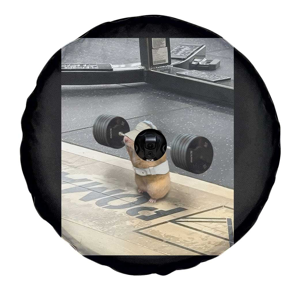 Hamster Gym Spare Tire Cover Funny Rat Workout Weightlifting Pump Cover TS10 Print Your Wear
