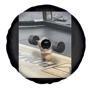 Hamster Gym Spare Tire Cover Funny Rat Workout Weightlifting Pump Cover TS10 Print Your Wear