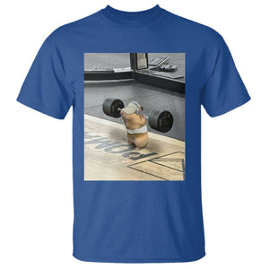 Hamster Gym T Shirt Funny Rat Workout Weightlifting Pump Cover TS10 Royal Blue Print Your Wear