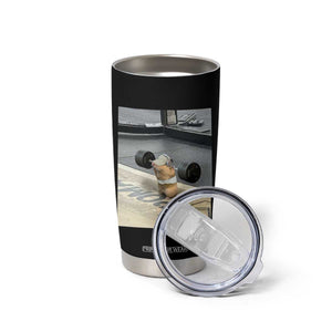Hamster Gym Tumbler Cup Funny Rat Workout Weightlifting Pump Cover TS10 Print Your Wear