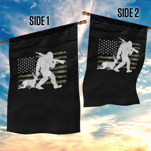 Bigfoot Camo Deer Hunting Garden Flag Camo USA Flag Buck Season Sasquatch TS10 Print Your Wear