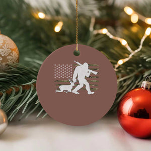 Bigfoot Camo Deer Hunting Ceramic Ornament Camo USA Flag Buck Season Sasquatch TS10 1pc Mocha Print Your Wear
