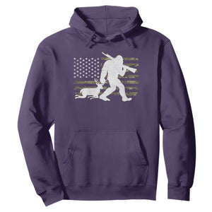 Bigfoot Camo Deer Hunting Hoodie Camo USA Flag Buck Season Sasquatch TS10 Purple Print Your Wear