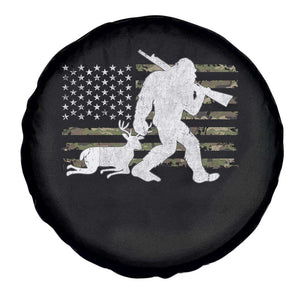 Bigfoot Camo Deer Hunting Spare Tire Cover Camo USA Flag Buck Season Sasquatch TS10 Print Your Wear