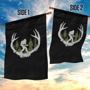 Bigfoot Gun Owner Garden Flag Retro Deer Hunting Sasquatch Hunter Dad TS10 Print Your Wear