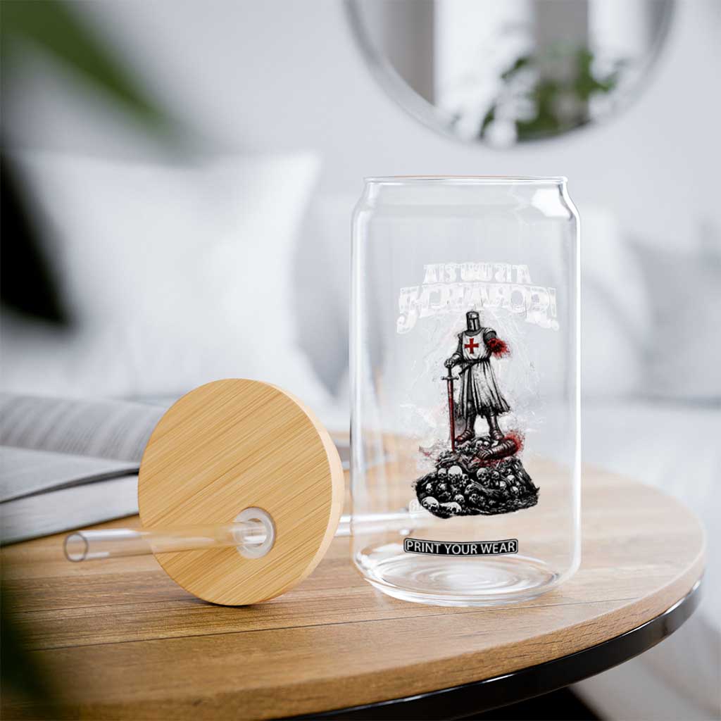 Funny Tis But A Scratch Medieval Warrior Knight Glass Can Funny Gift Sarcastic Quote TS10 Print Your Wear