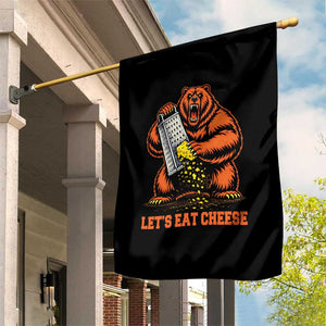 Angry Bear Grating Let's Eat Cheese Garden Flag CFB Game Day Sport Fan TS10 Print Your Wear