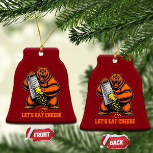 Angry Bear Grating Let's Eat Cheese Ceramic Ornament CFB Game Day Sport Fan TS10 Print Your Wear