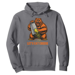 Angry Bear Grating Let's Eat Cheese Hoodie CFB Game Day Sport Fan TS10 Charcoal Print Your Wear