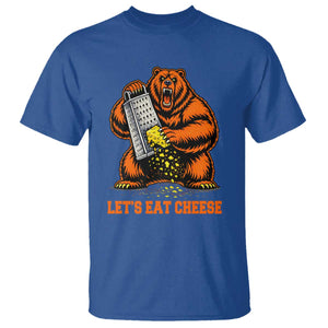 Angry Bear Grating Let's Eat Cheese T Shirt CFB Game Day Sport Fan TS10 Royal Blue Print Your Wear