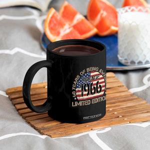 60th Birthday Coffee Mug Vintage 1966 60 Year Old Birthday USA Flag TS10 Print Your Wear