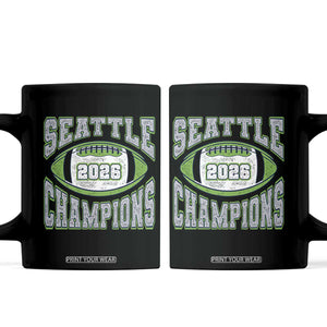 2026 Champion Seattle Coffee Mug Football Lovers TS10 Black Print Your Wear