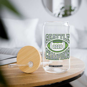 2026 Champion Seattle Glass Can Football Lovers TS10 Print Your Wear