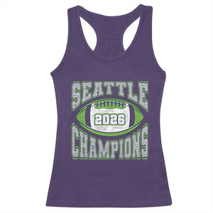 2026 Champion Seattle Racerback Tank Top Football Lovers TS10 Purple Print Your Wear