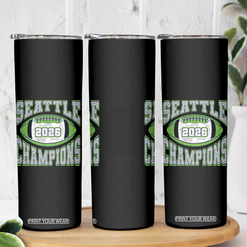 2026 Champion Seattle Skinny Tumbler Football Lovers TS10 Print Your Wear