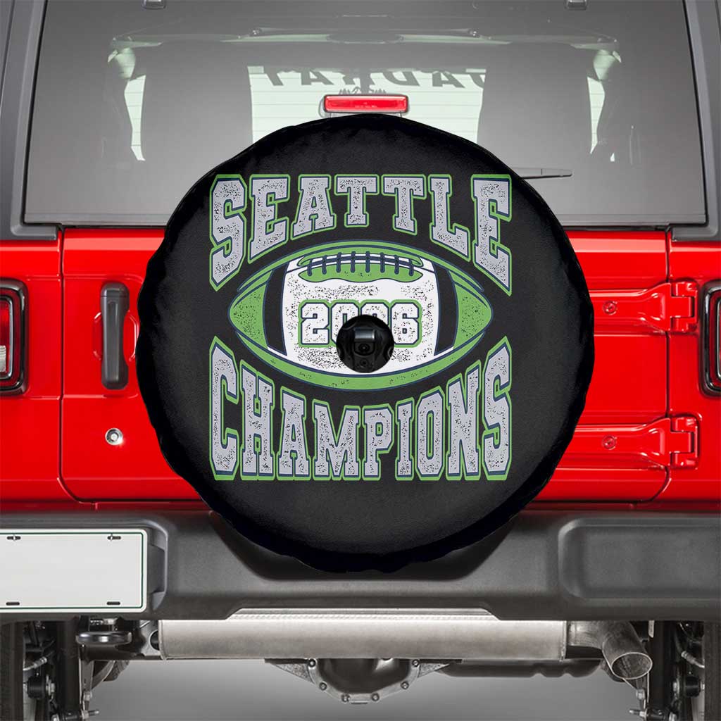 2026 Champion Seattle Spare Tire Cover Football Lovers TS10 Black Print Your Wear