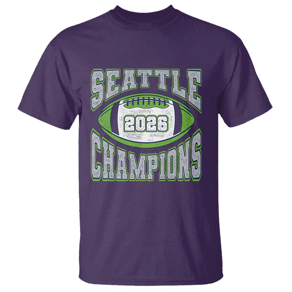 2026 Champion Seattle T Shirt Football Lovers TS10 Purple Print Your Wear