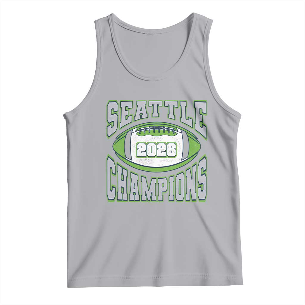 2026 Champion Seattle Tank Top Football Lovers TS10 Athletic Heather Print Your Wear