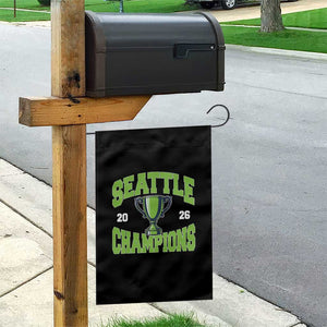 Seattle Champions 2026 Garden Flag Retro Gameday Team Fan TS10 Print Your Wear