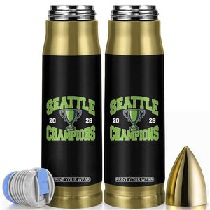 Seattle Champions 2026 Bullet Tumbler Retro Gameday Team Fan TS10 Black Print Your Wear