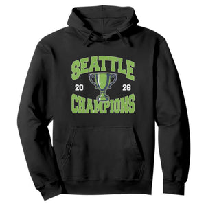 Seattle Champions 2026 Hoodie Retro Gameday Team Fan TS10 Black Print Your Wear