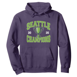 Seattle Champions 2026 Hoodie Retro Gameday Team Fan TS10 Purple Print Your Wear