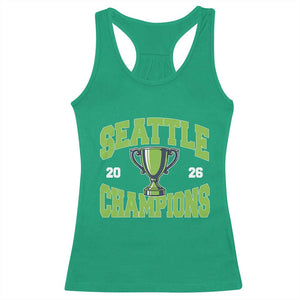 Seattle Champions 2026 Racerback Tank Top Retro Gameday Team Fan TS10 Irish Green Print Your Wear