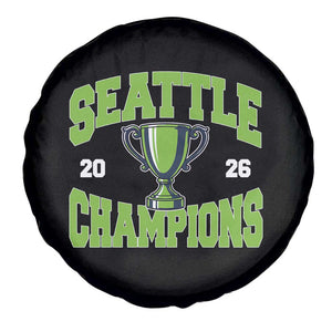 Seattle Champions 2026 Spare Tire Cover Retro Gameday Team Fan TS10 Print Your Wear