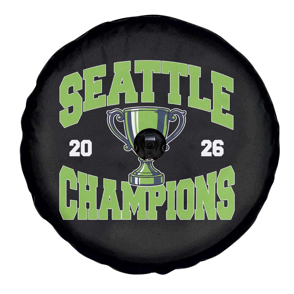 Seattle Champions 2026 Spare Tire Cover Retro Gameday Team Fan TS10 Print Your Wear