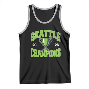 Seattle Champions 2026 Tank Top Retro Gameday Team Fan TS10 Black Athletic Heather Print Your Wear