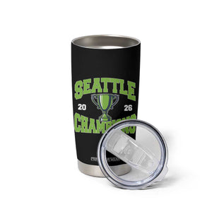 Seattle Champions 2026 Tumbler Cup Retro Gameday Team Fan TS10 Print Your Wear