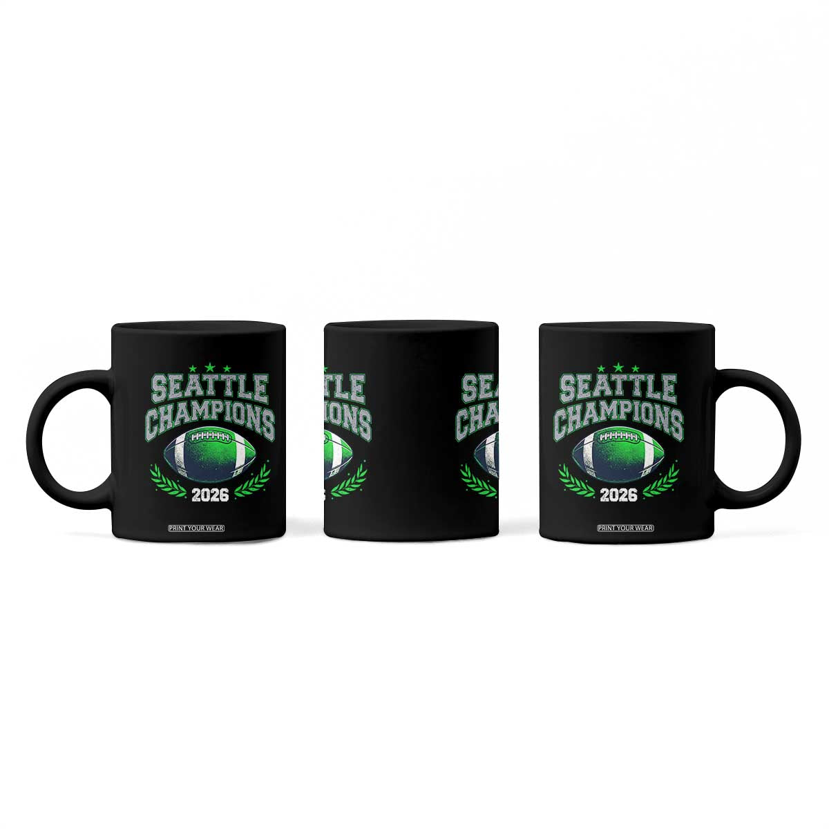 Seattle Champions 2026 Coffee Mug Retro Gameday Football Team Fan TS10 Print Your Wear