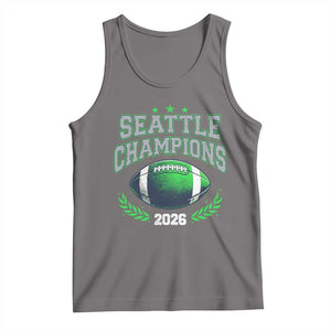 Seattle Champions 2026 Tank Top Retro Gameday Football Team Fan TS10 Deep Heather Print Your Wear