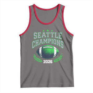 Seattle Champions 2026 Tank Top Retro Gameday Football Team Fan TS10 Deep Heather Red Print Your Wear