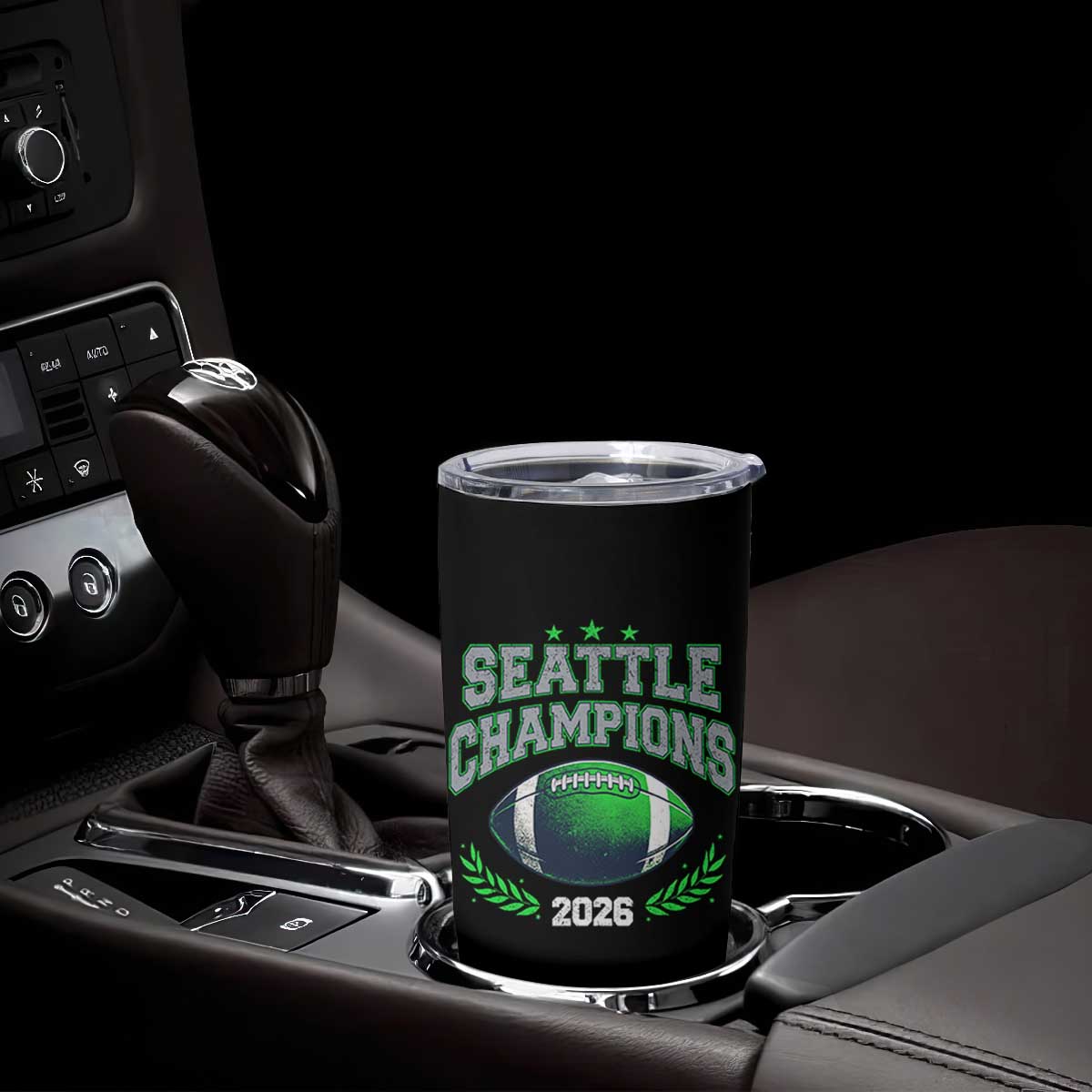 Seattle Champions 2026 Tumbler Cup Retro Gameday Football Team Fan TS10 Print Your Wear